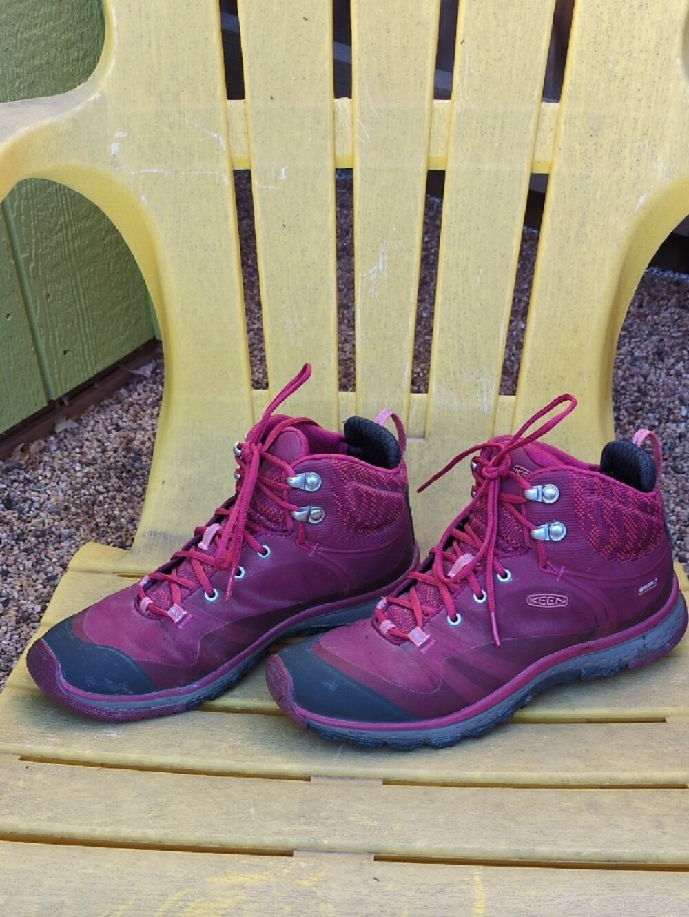 Keen Women's Berry Colored Hiking Boots